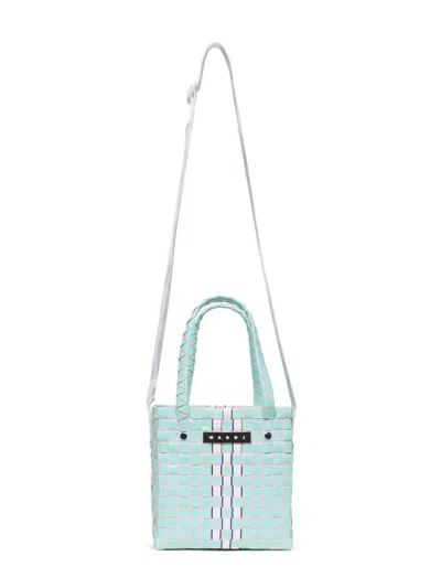 Marni Box Basket With Strap Bag By  Kids In Blue