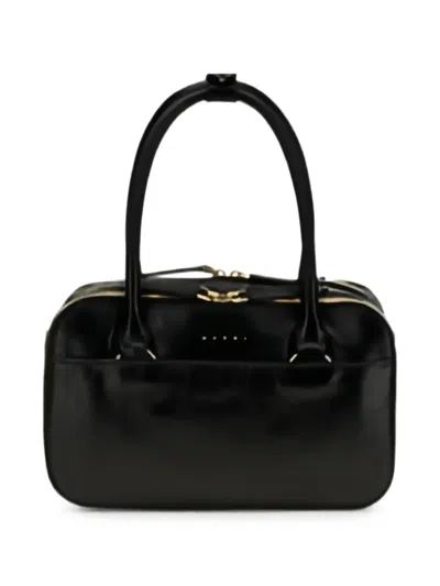 MARNI BOXYNE LEATHER TOTE BAG