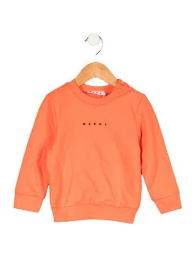 Pre-owned Marni Babies' Boys Long Sleeve Sweatshirt In Orange