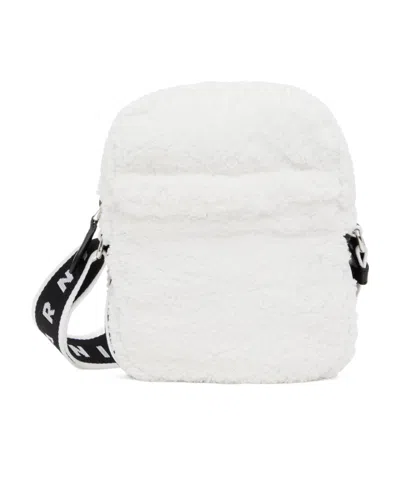 Marni Braided And Spliced Shoulder Bag In White