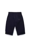 Marni Branded Gabardine Pants In Blue