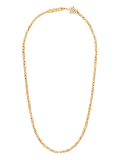 Marni Branded-plaque Chain Necklace In Gold