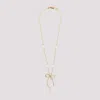 Marni Pearl-embellished Necklace In Gold