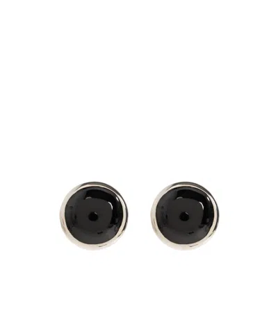 Marni Brass Earrings In Black