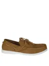 Marni Brown Leather Mocassini With Lacing Detail In Brown