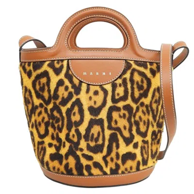Pre-owned Marni Brown Leather Shoulder Bag ()