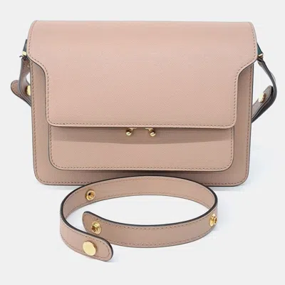 Pre-owned Marni Brown Leather Trunk Bag