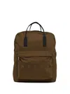 Marni Brown Logo Backpack In Brown