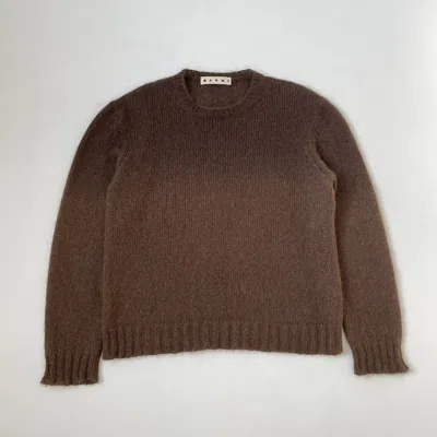 Pre-owned Marni Brown Mohair Sweater