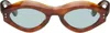 Marni Brown Retrosuperfuture Edition Zytherin Sunglasses In Brown