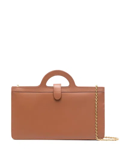 Marni Brown Tropicalia Long Wallet In Leather