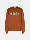 Marni Brown Virgin Wool Sweater In Brown