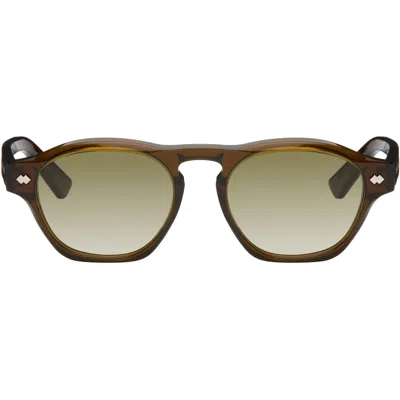 Marni Brown Yunari Sunglasses In Green