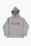 Marni Brushed Cotton Hoodie With Contrasting Logo