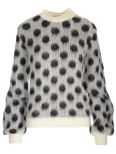 MARNI BRUSHED MOHAIR SWEATER
