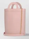 Marni Bucket Bag With Structured Shape And Chain Strap