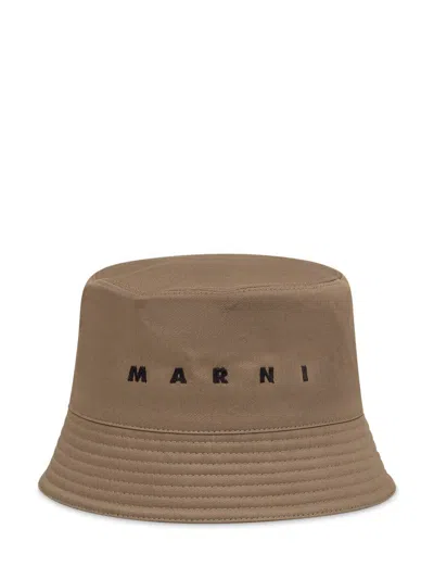 Marni Bucket Hat In Green