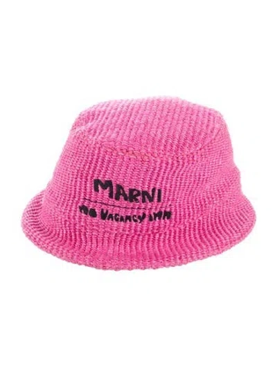 Pre-owned Marni Bucket Hat In Pink