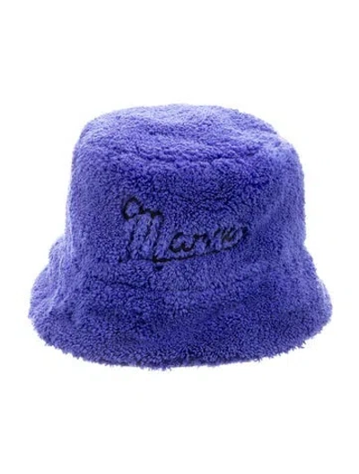 Pre-owned Marni Bucket Hat In Purple