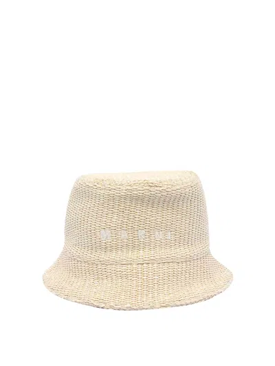 Marni Hat In White