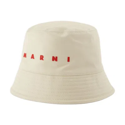Marni Bucket Hat In White