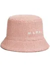 Marni Logo-embroidered Woven Bucket Hat