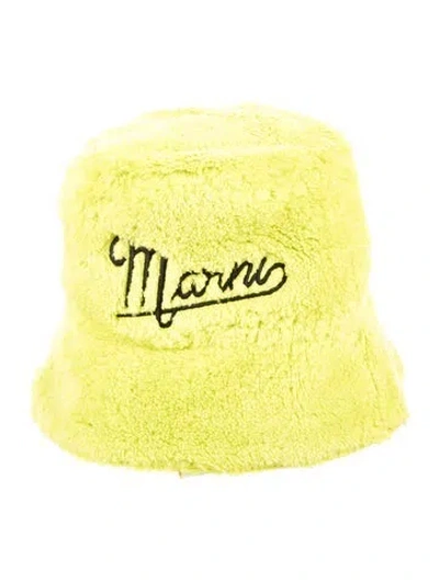 Pre-owned Marni Bucket Hat W/tags In Green