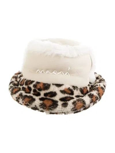 Pre-owned Marni Bucket Hat W/tags In Neutrals