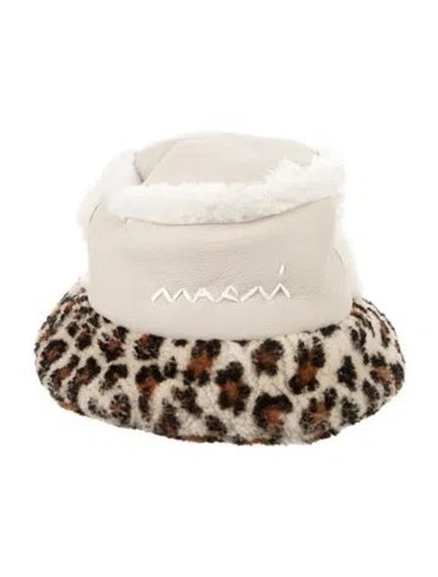Pre-owned Marni Bucket Hat W/tags In Neutrals