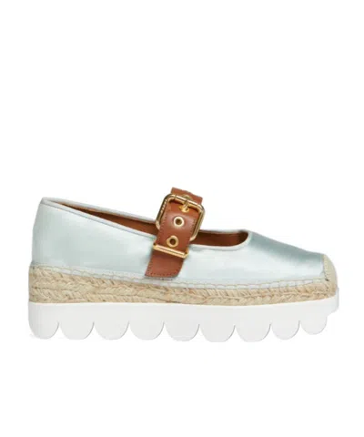 Marni Buckle-fastening Cotton Espadrilles In White