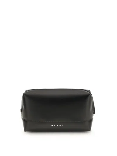 Marni Bumbag Shoulder Bag In Black