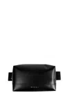 Marni Rectangular Crossbody Bag With Adjustable Strap In Black