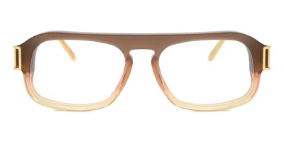 Marni Burullus Optical Brown Fade Men's Glasses, Brown, Size 55