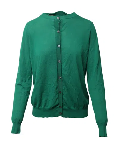 Pre-owned Marni Button-down Cardigan In Green