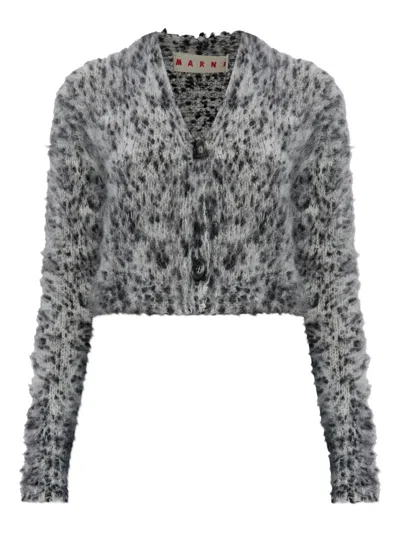 MARNI BUTTON-FASTENING CARDIGAN