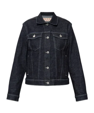 MARNI MARNI BUTTON-UP DENIM JACKET