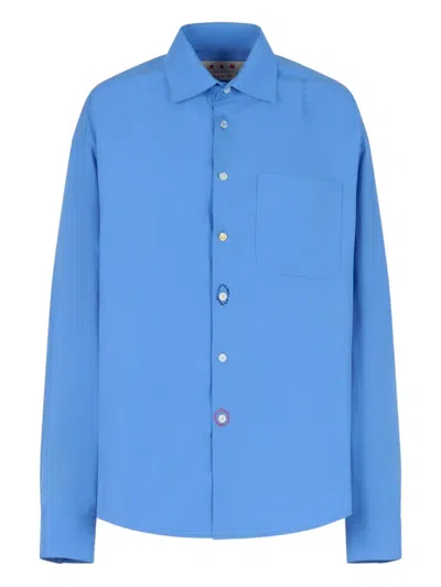 Marni Button-up Long-sleeve Shirt