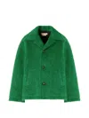 Marni Buttoned Jacket In Green