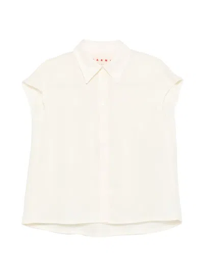 Marni Buttoned Shirt In Neutral