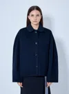 Marni Buttoned Wool Jacket In Blue
