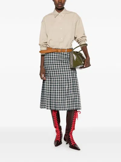 Marni Button-fastening Chest-pocket Shirt In Neutral