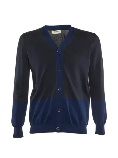 Pre-owned Marni Button-front Cardigan In Blue