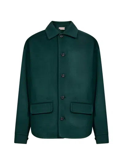 Marni Button-up Shirt In Green