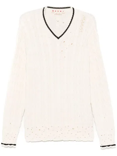 MARNI CABLE-KNIT SWEATER