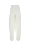 Marni Tailored Cady Trousers For Women In White