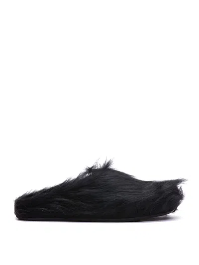MARNI CALF HAIR SABOT