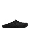 Marni Long-hair Calfskin Fussbett Sabot In Black