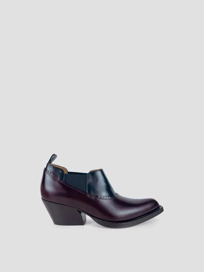 Marni Calf Leather Boots In Multi