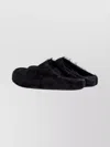 Marni Long-hair Calfskin Fussbett Sabot Shoes Black
