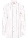 Marni Striped Cotton-poplin Shirt
